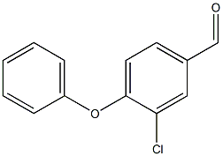 3-chloro-4-phenoxybenzaldehyde Structure