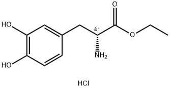 3-hydroxy- D-Tyrosine ethyl ester, hydrochloride Structure