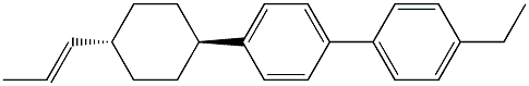 1,1'-Biphenyl, 4-ethyl-4'-[trans-4-(1E)-1-propenylcyclohexyl]- Structure