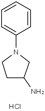 1-Phenylpyrrolidin-3-amine Structure