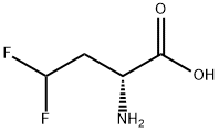 Butanoic acid, 2-amino-4,4-difluoro-, (R)- Structure