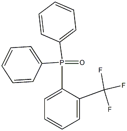 Phosphine oxide, diphenyl[2-(trifluoromethyl)phenyl]- 구조식 이미지