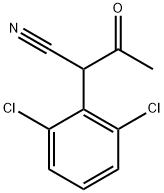 2-(2,6-dichlorophenyl)-3-oxobutanenitrile Structure