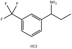 1-[3-(TRIFLUOROMETHYL)PHENYL]PROPYLAMINE Structure