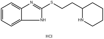 2-{[2-(piperidin-2-yl)ethyl]sulfanyl}-1H-1,3-benzodiazole hydrochloride Structure