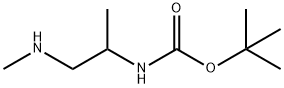 Tert-Butyl N-[1-(methylamino)propan-2-yl]carbamate 구조식 이미지