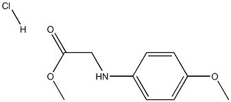 R-4-methoxyphenylglycine methyl ester hydrochloride Structure