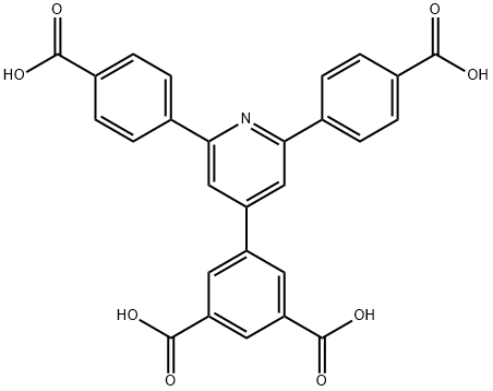 1,3-Benzenedicarboxylic acid,5-[2,6-bis(4-carboxyphenyl)-4-pyridinyl]- Structure