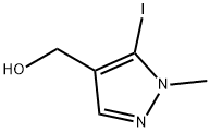 (5-Iodo-1-methyl-1H-pyrazol-4-yl)-methanol Structure