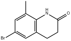 6-Bromo-8-methyl-3,4-dihydroquinolin-2(1H)-one 구조식 이미지