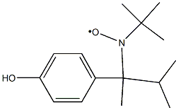 Nitroxide, 1,1-dimethylethyl 1-(4-hydroxyphenyl)-1,2-dimethylpropyl Structure