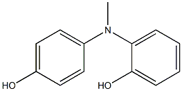 2-[(4-hydroxyphenyl)methylamino]phenol Structure