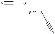 Thiocyanic acid, strontium salt Structure