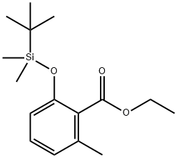 ethyl 2-[(tert-butyldimethylsilyl)oxy]-6-methylbenzoate Structure