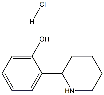 2-(piperidin-2-yl)phenol hydrochloride Structure