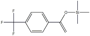 Silane, trimethyl[[1-[4-(trifluoromethyl)phenyl]ethenyl]oxy]- 구조식 이미지