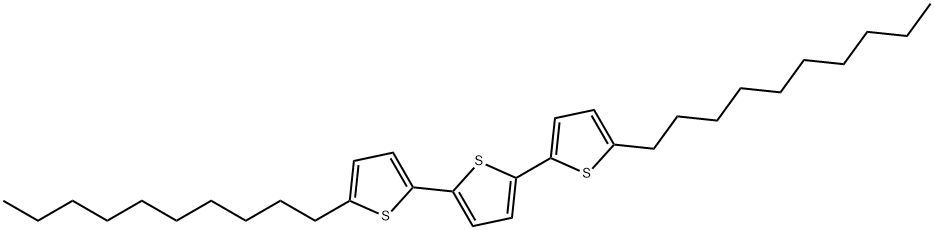 2,2':5',2''-Terthiophene, 5,5''-didecyl- Structure