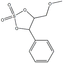 1,3,2-Dioxathiolane, 4-(methoxymethyl)-5-phenyl-, 2,2-dioxide Structure