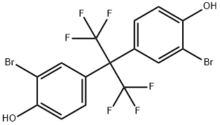 Phenol, 4,4'-[2,2,2-trifluoro-1-(trifluoromethyl)ethylidene]bis[2-bromo- Structure