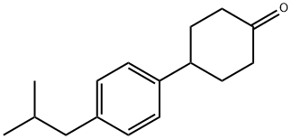 4-(4-Isobutylphenyl)cyclohexanone Structure