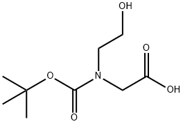 Glycine, N-[(1,1-dimethylethoxy)carbonyl]-N-(2-hydroxyethyl)- 구조식 이미지