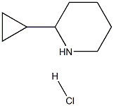 2-Cyclopropylpiperidine hydrochloride Structure