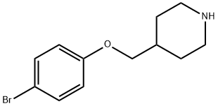 Piperidine, 4-[(4-bromophenoxy)methyl]- Structure