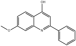 7-METHOXY-2-PHENYL-QUINOLIN-4-OL Structure