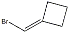 Cyclobutane, (bromomethylene)- Structure