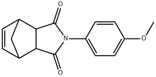 2-(4-methoxyphenyl)-3a,4,7,7a-tetrahydro-1H-4,7-methanoisoindole-1,3(2H)-dione Structure