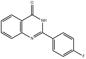 4(1H)-Quinazolinone, 2-(4-fluorophenyl)- Structure