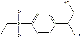 (R-)-2-amino-2-(4-(ethylsulfonyl)phenyl)ethanol 구조식 이미지