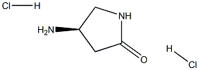 (4R)-4-aminopyrrolidin-2-one dihydrochloride Structure