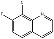 8-Chloro-7-fluoro-quinoline Structure