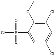 Benzenesulfonyl chloride, 3,5-dichloro-2-methoxy- Structure