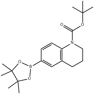tert-butyl 6-(4,4,5,5-tetramethyl-1,3,2-dioxaborolan-2-yl)-3,4-dihydroquinoline-1(2H)-carboxylate Structure
