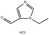 1-Ethyl-1H-imidazole-5-carbaldehyde hydrochloride Structure