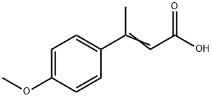 (E)-3-(4-methoxyphenyl)but-2-enoic acid Structure