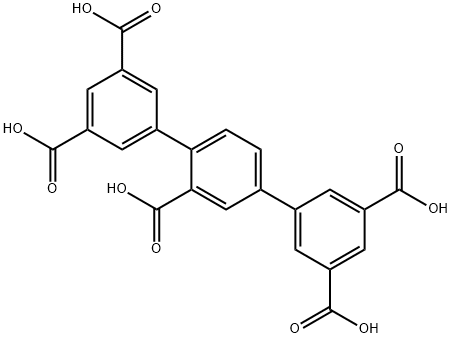 [1,1':4',1''-Terphenyl]-2',3,3'',5,5''-pentacarboxylic acid 구조식 이미지