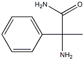 2-Amino-2-phenyl-propionamide 구조식 이미지