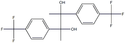 2,3-Butanediol, 2,3-bis[4-(trifluoromethyl)phenyl]- Structure