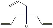 1,6-Heptadiene, 4-chloro-4-(2-propenyl)- Structure