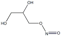 Nitrous acid, 2,3-dihydroxypropyl ester Structure