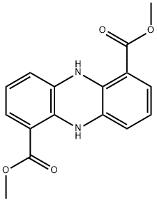 1,6-Phenazinedicarboxylic acid, 5,10-dihydro-, dimethyl ester Structure