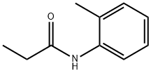 Propanamide,N-(2-methylphenyl)- 구조식 이미지
