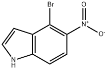4-bromo-5-nitro-1H-indole Structure