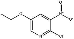 2-Chloro-5-ethoxy-3-nitropyridine 구조식 이미지