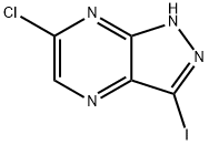 6-chloro-3-iodo-1H-pyrazolo[3,4-b]pyrazine Structure