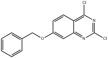 7-(benzyloxy)-2,4-dichloroquinazoline Structure