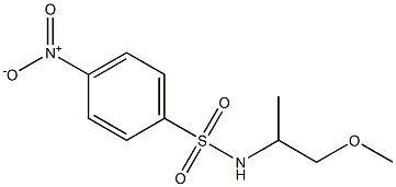 N-(1-methoxypropan-2-yl)-4-nitrobenzenesulfonamide Structure